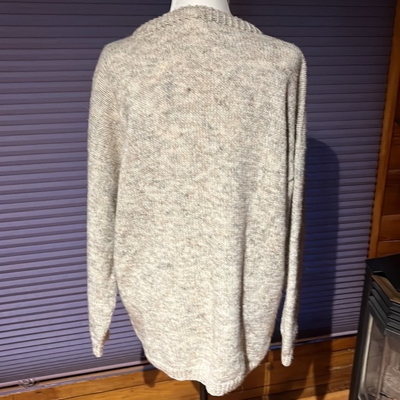 Handmade Knitted Snowman Sweater wool blend XL 1X - Picture 4 of 8